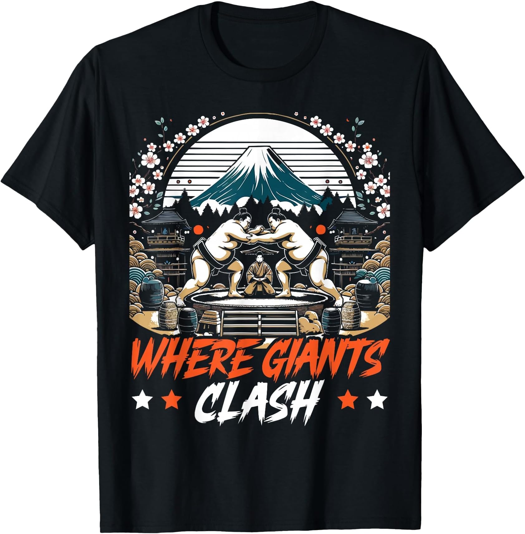 Sumo Wrestler Japanese Wrestling Wrestle Sumo Wrestling T-Shirt