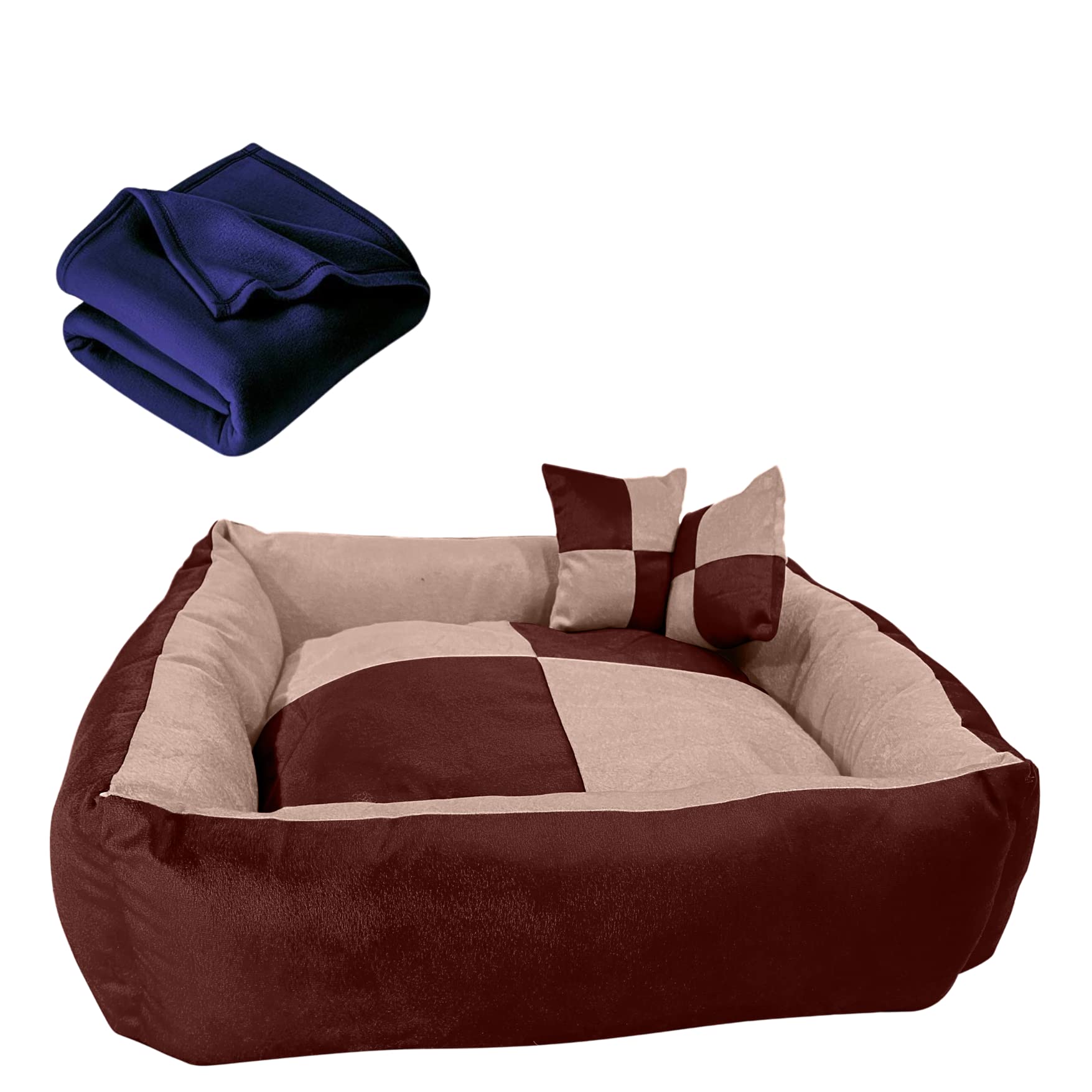 DRILLY Bed Washable Soft Reversible Dog Bed with Blanket for Small | Medium | Large | Extra Large | XXL | 3XL | 4XL Size Dogs | Cats | Puppy | pet | Rabbit |Cushion Pillow (XL) (B0C4F7XZMH) Amazon Price History, Amazon Price Tracker