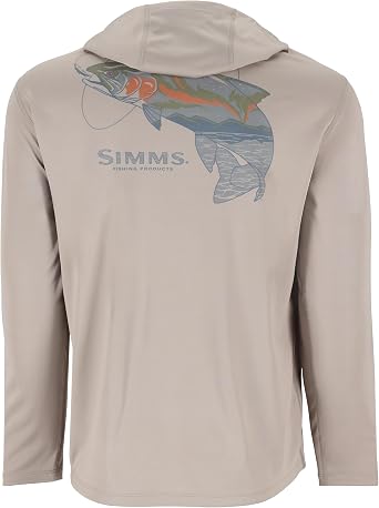 Simms M'S TECH HOODY - ARTIST SERIES DOLOMITE TROUT L