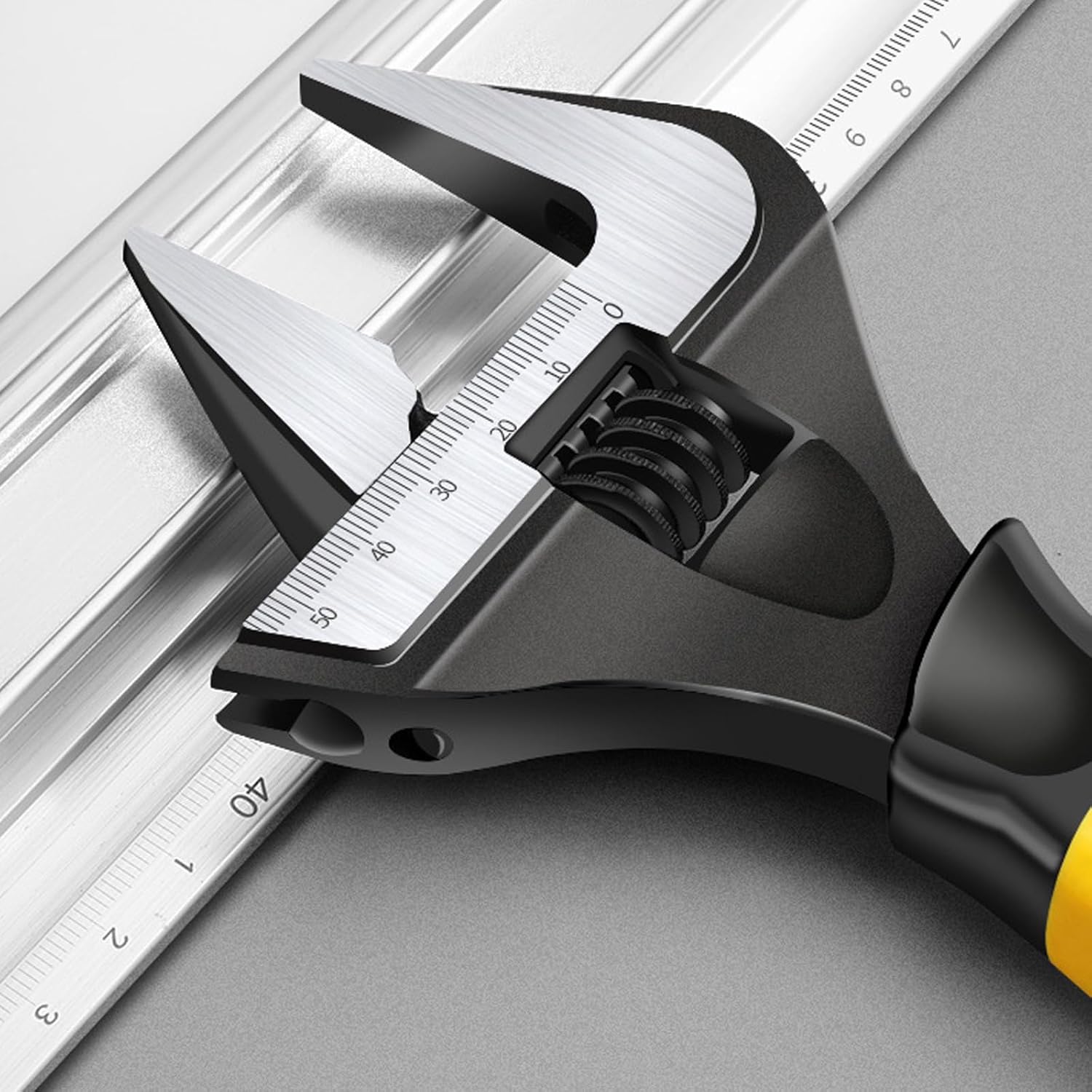 REDYY Large Opening Wrenches,Large Jaw Adjustable Wrenches Stainless Steel Spanner for Various Nut Size High Torques and Grip Alloy Steel Construction