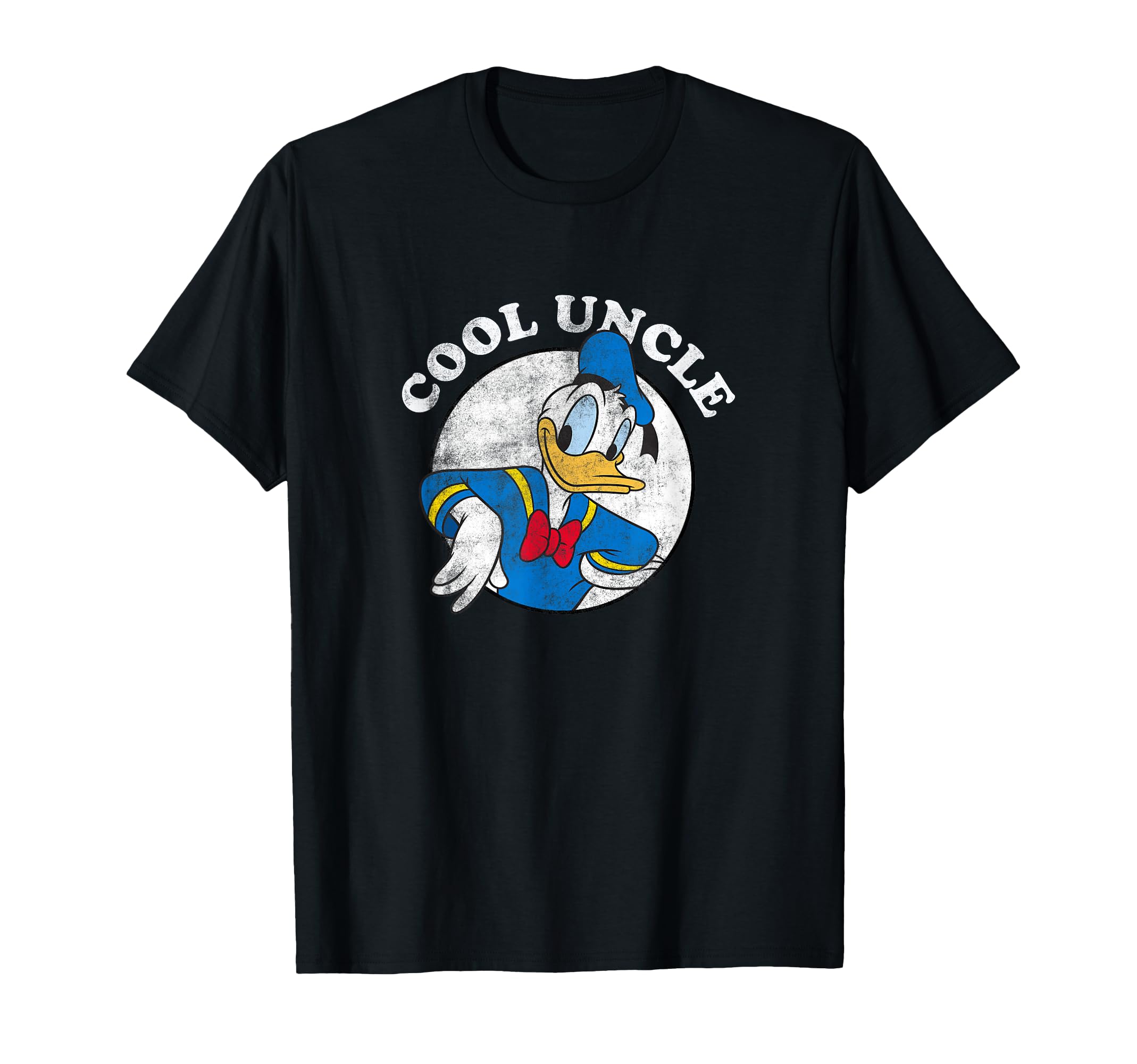 Disney Mickey & Friends Donald Duck Vintage Cool Uncle Logo T-Shirt