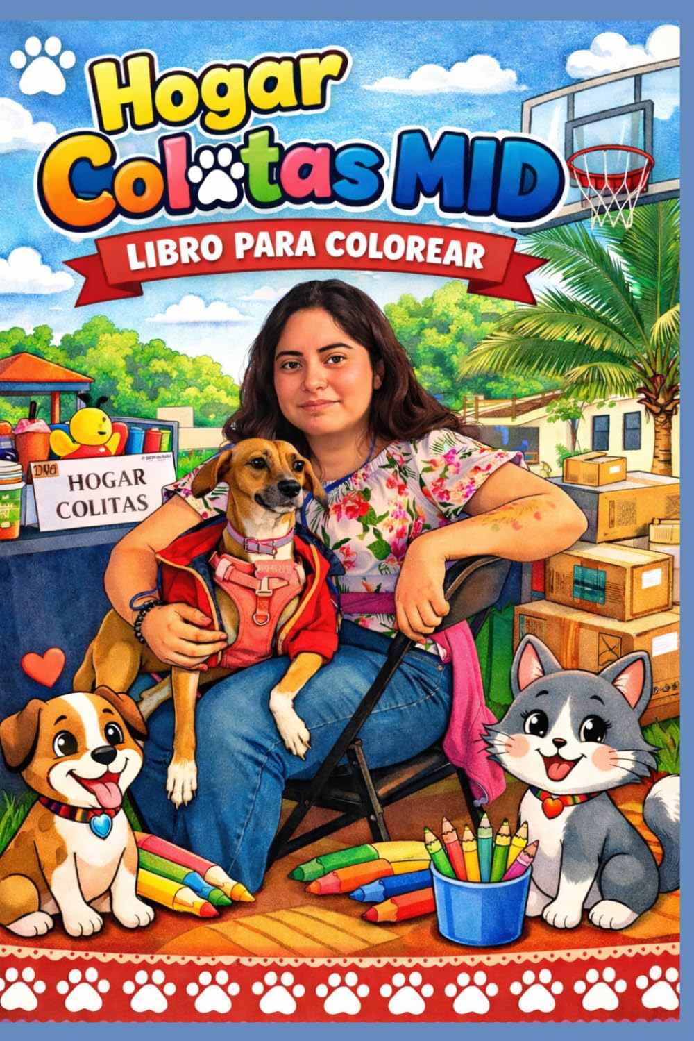 Libro para Colorear Edición Hogar Colitas MID