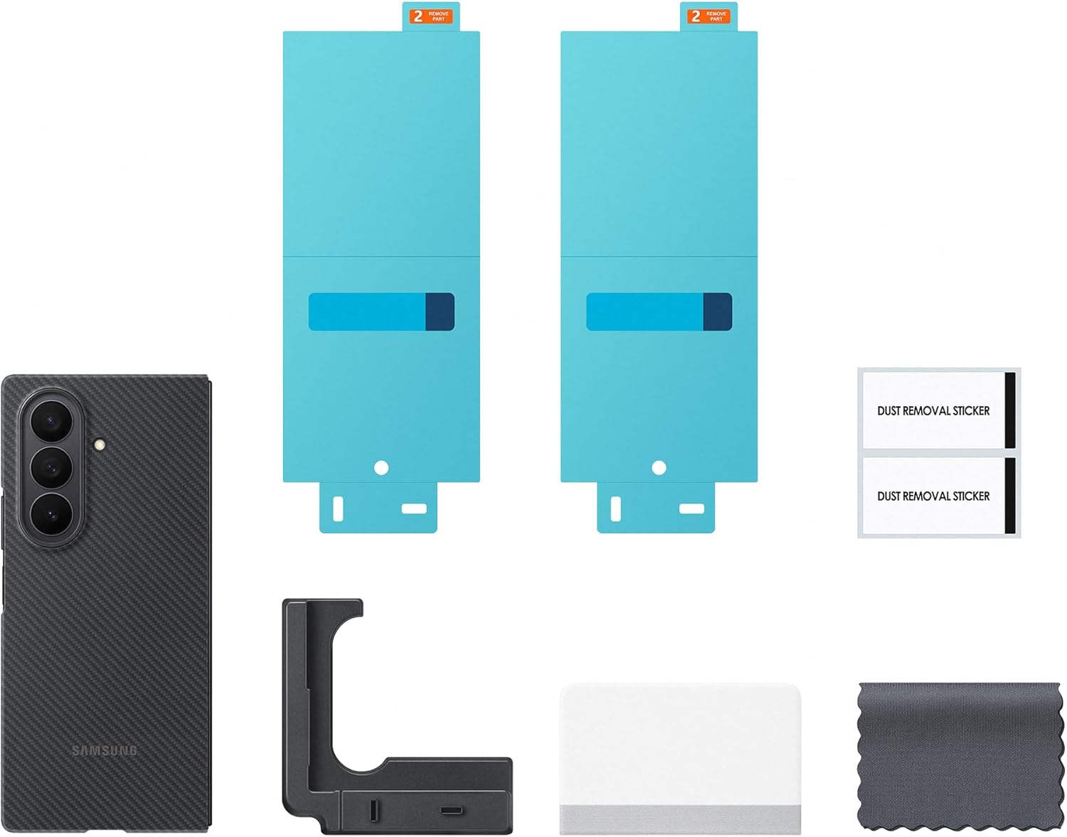 Samsung Galaxy Official Carbon Shield Case for Galaxy Z Fold7 in Black