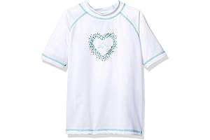 Girls' Rash Guard Shirts for Sun Protection