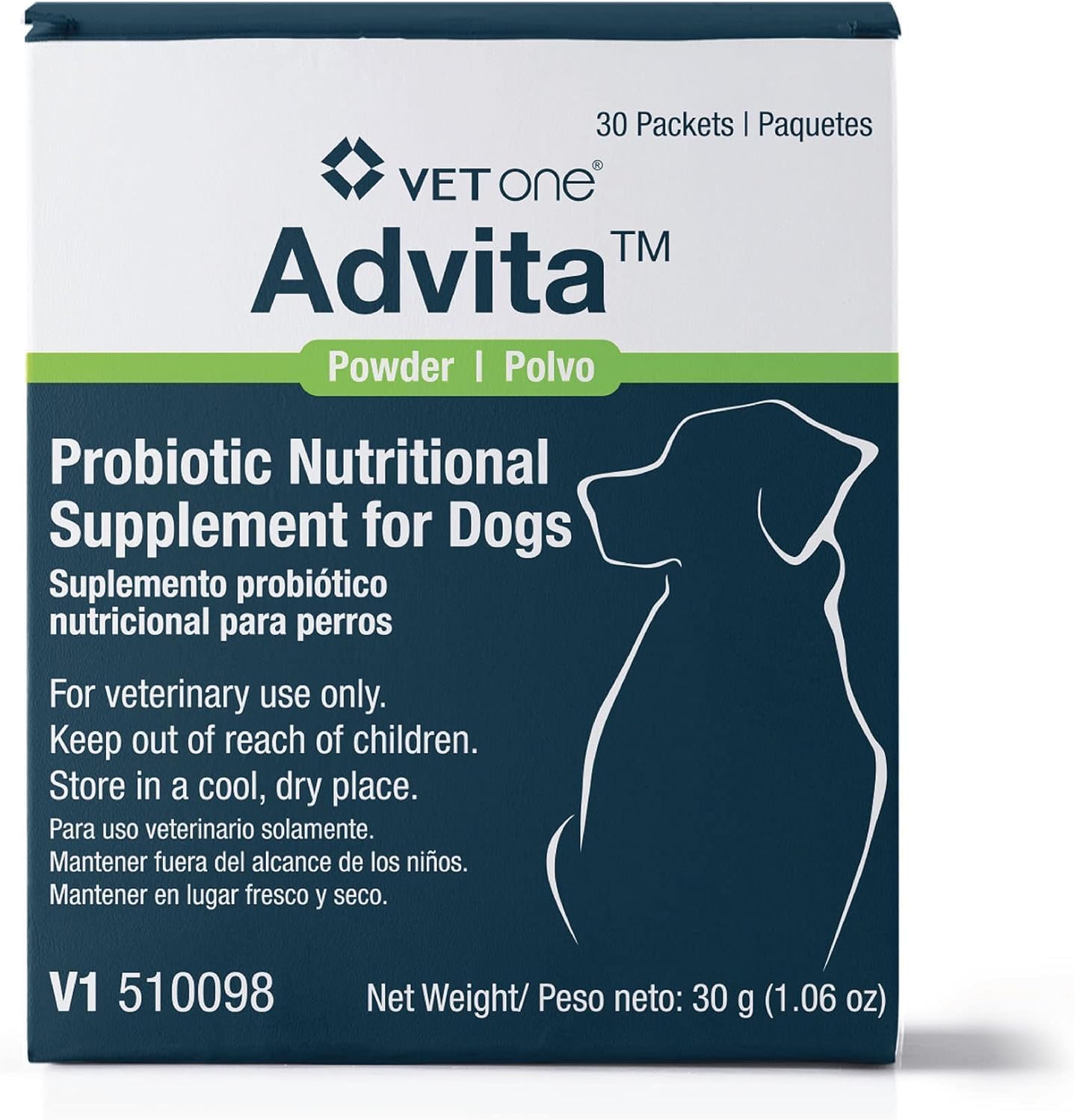 Advita Probiotic Nutritional Supplement for Dogs 30g