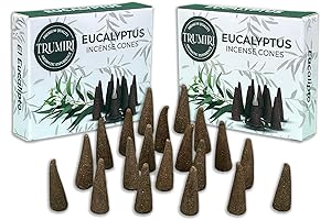 "Eucalyptus Incense Cones: Revitalize Your Senses with Every Burn"