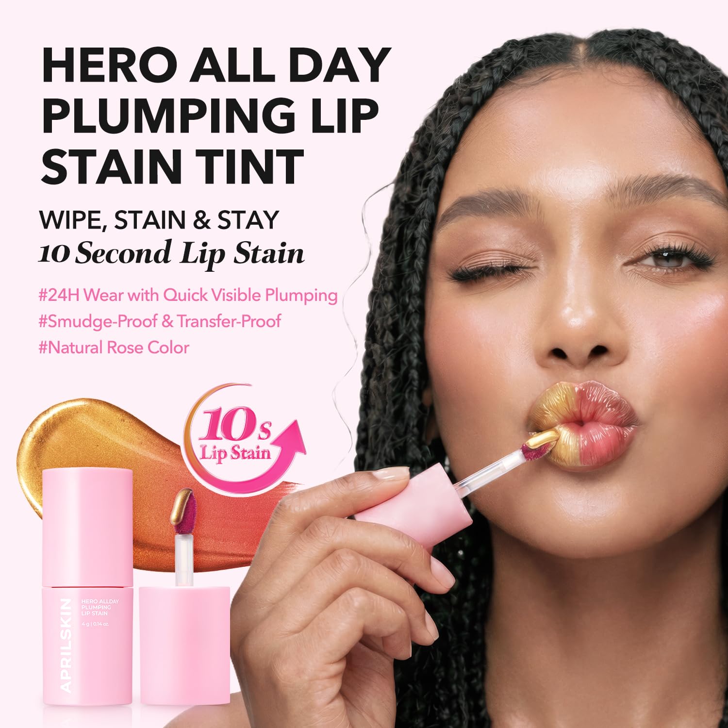 Amazon.com : APRILSKIN Hero Lip Stain & Cleansing Balm Duo | Long