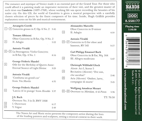 Miniatura 2 de Canaletto Music of His Time Various