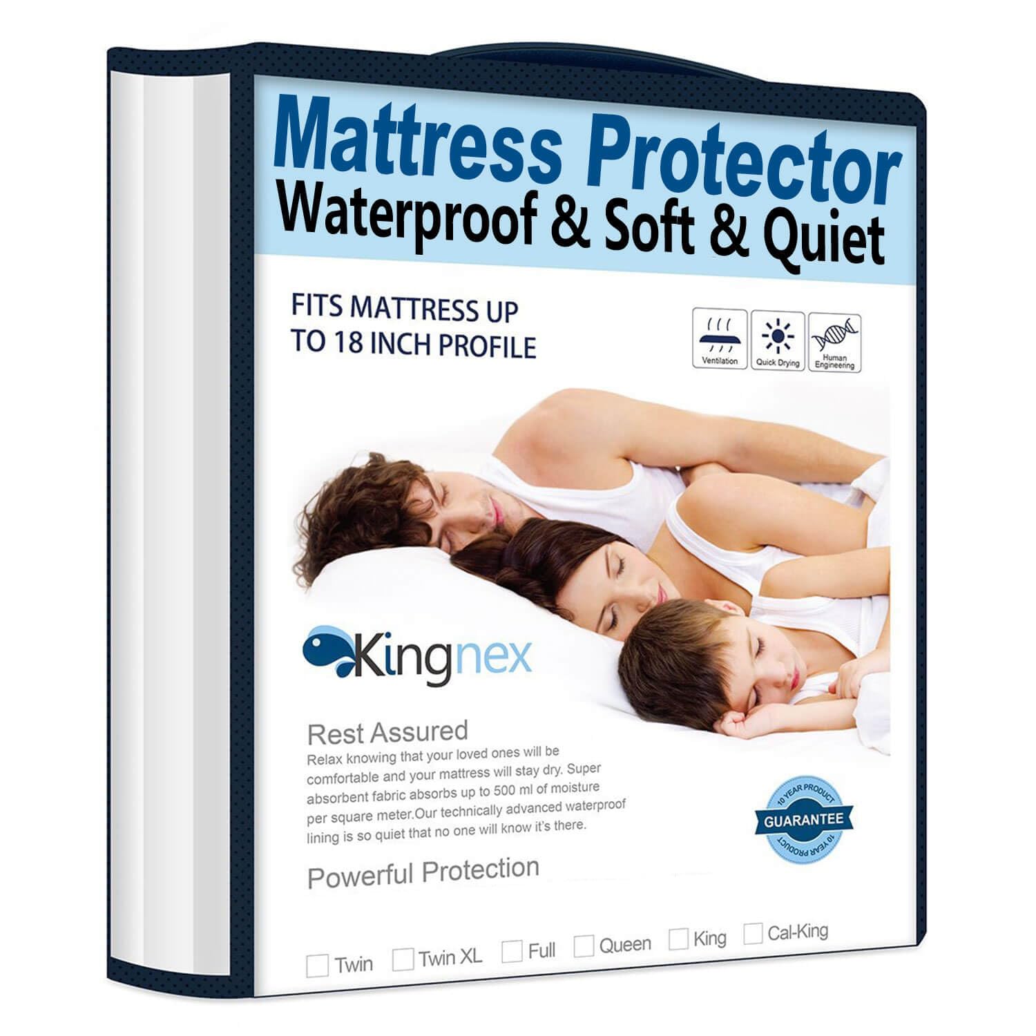 Milkman Non-Toxic Mattress Protector — OEKO-TEX Waterproof