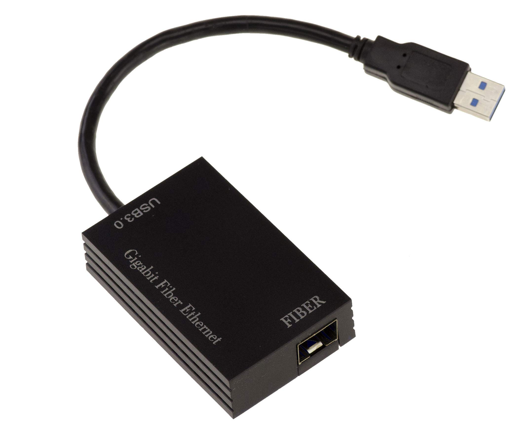 KALEA-INFORMATIQUE Cavo Ethernet da USB 3.0 a fibra SFP LC 1G GIGABIT con chipset Realtek RTL8153