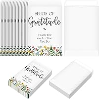 Vista 1 de Colarr Paquete de 100 paquetes de semillas de flores silvestres, autoadhesivos, paquetes de semillas de agradecimiento, bolsillos de almacenamiento