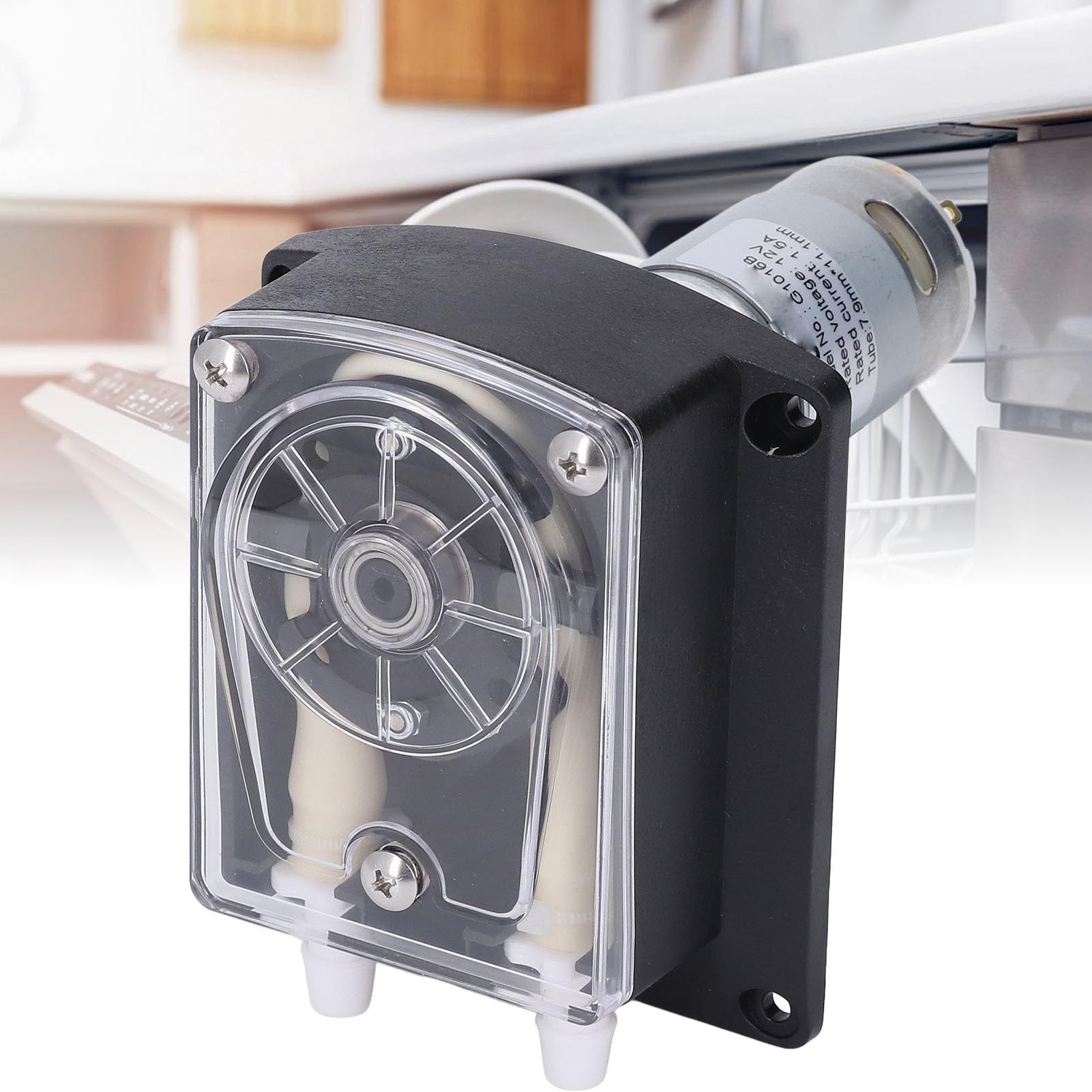Doble Cabeza Bomba Peristáltica G1016B DC12V 1500 Ml/min Caudal con Tubo de Nivel Alimentos para Lavadora