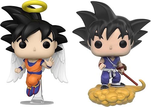 Miniatura 2 de Funko Animación Dragon Ball Z - Goku con alas (Angel) Edición especial Multicolor Exclusivo #1430 Común incluido con Goku y Nimbus Figura de acción