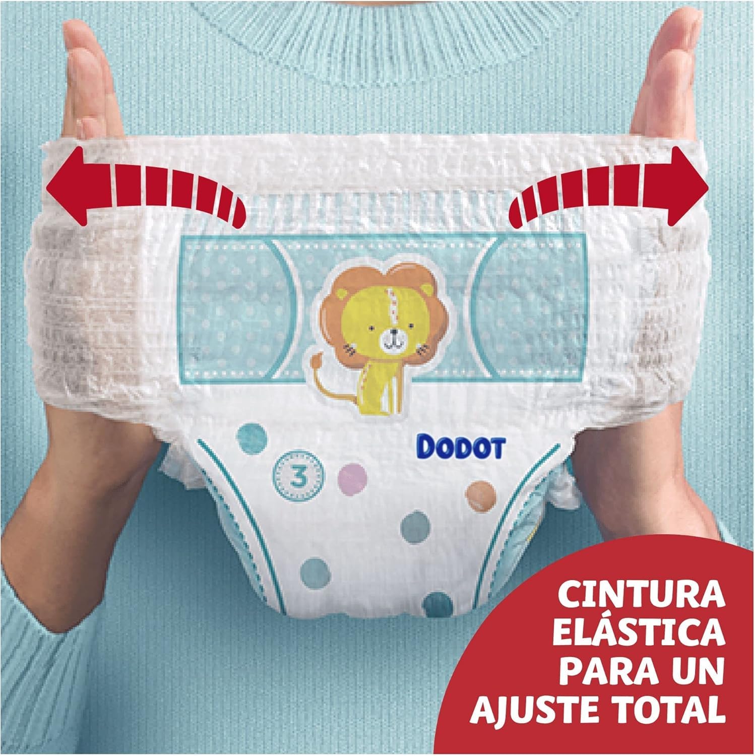 Dodot Bebé Pants Pañales, Talla 5, 11-16 kg, 116 Pañales, Pañal-Braguita con Ajuste 360° Anti-Fugas, Barrera STOP Fugas y Hasta 12 Horas de Sequedad, Pack Ahorro