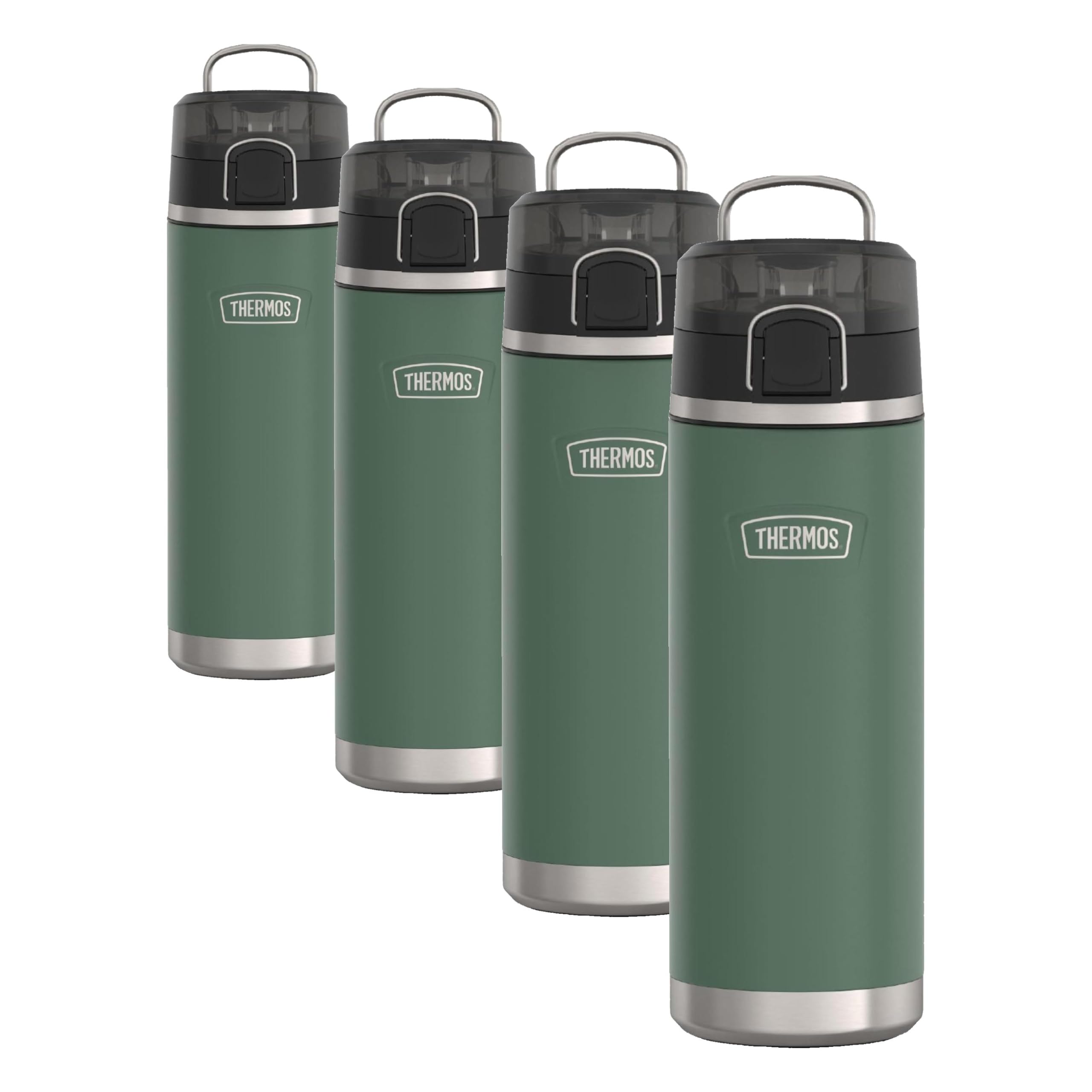 THERMOS Alpine Green / 24 Ounces (Pack of 4) / Classic Sports Water Bottles