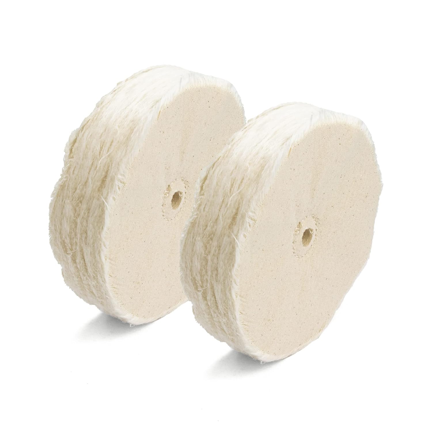 ENKAY 6" Extra Thick Loose Cotton Buffing Wheels (2 Pack