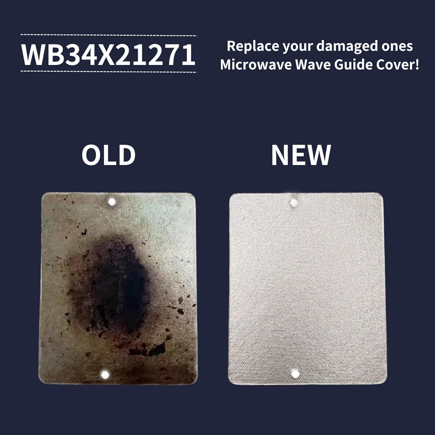 5 Pezzi WB34X21271 Copertura Guida D'onda Per Microonde Piastre Di - Foto 9