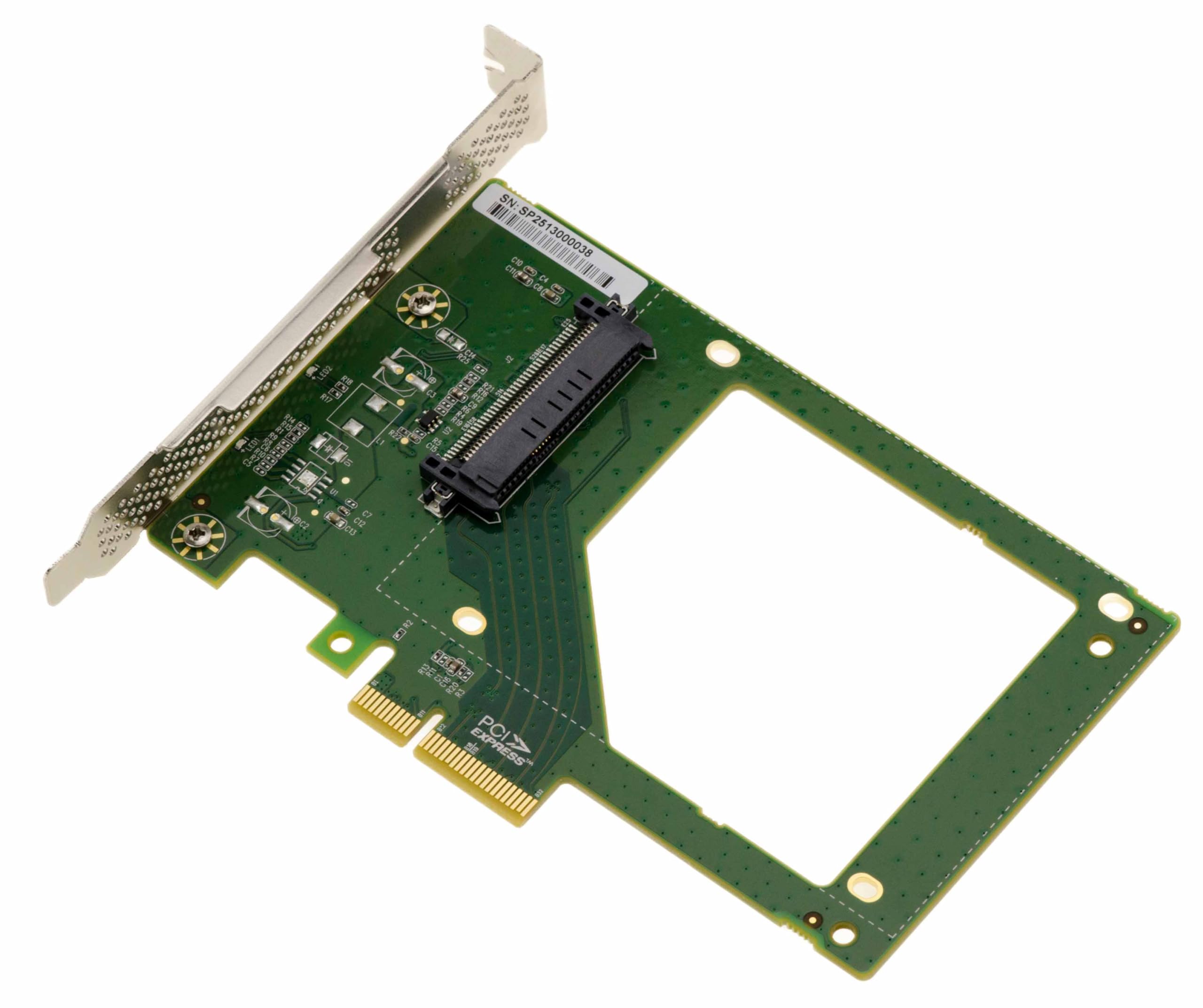 KALEA-INFORMATIQUE PCIe x4 Gen 4.0 Controller Card for NVMe U3 Type SFF-8639 SSD