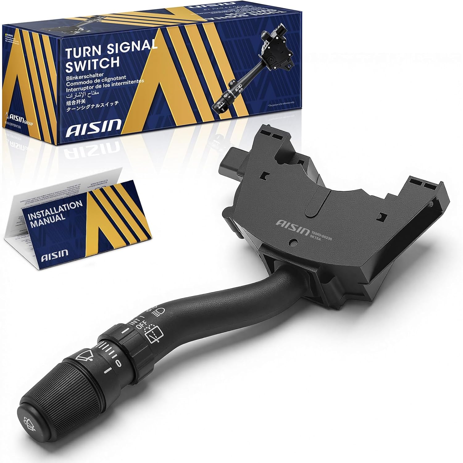 AISIN AFTERMARKET TSSFD-00235 Turn Signal Switch Multi-Function Combination Switch - Compatible with Ford Expedition 1999-2002, Excursion 2000-2001, Lincoln Navigator 1999-2002