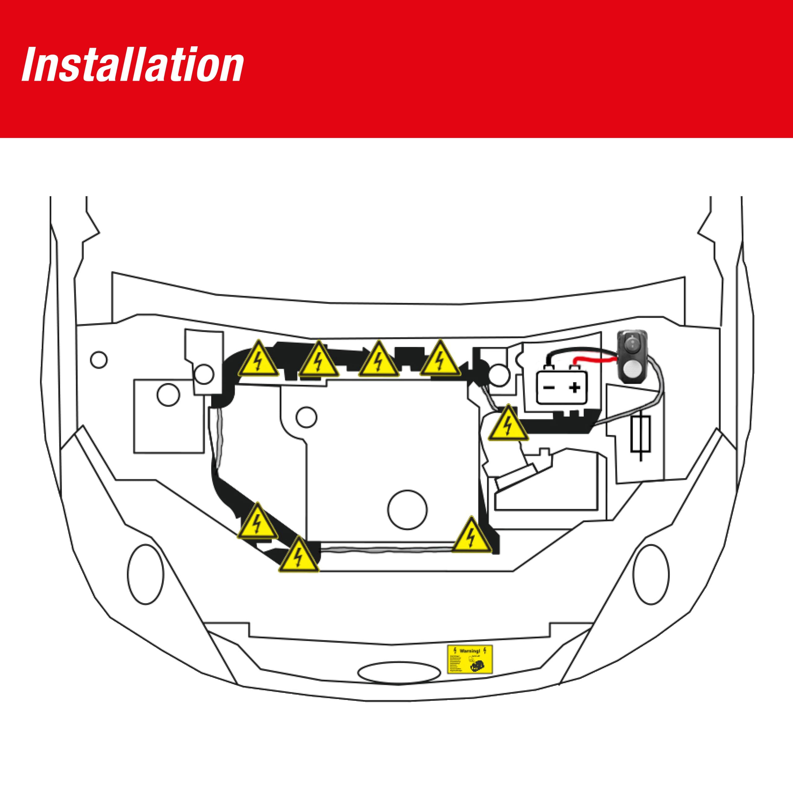 SWISSINNO Anti-Martres de Voiture, Ultrason Anti Rongeur pour Voiture Martres Repeller Repulsif Parfait pour Fouine Grenier, Maison, Jardin, Garage, Alimentation 12V Connexion à La Batterie de Voiture