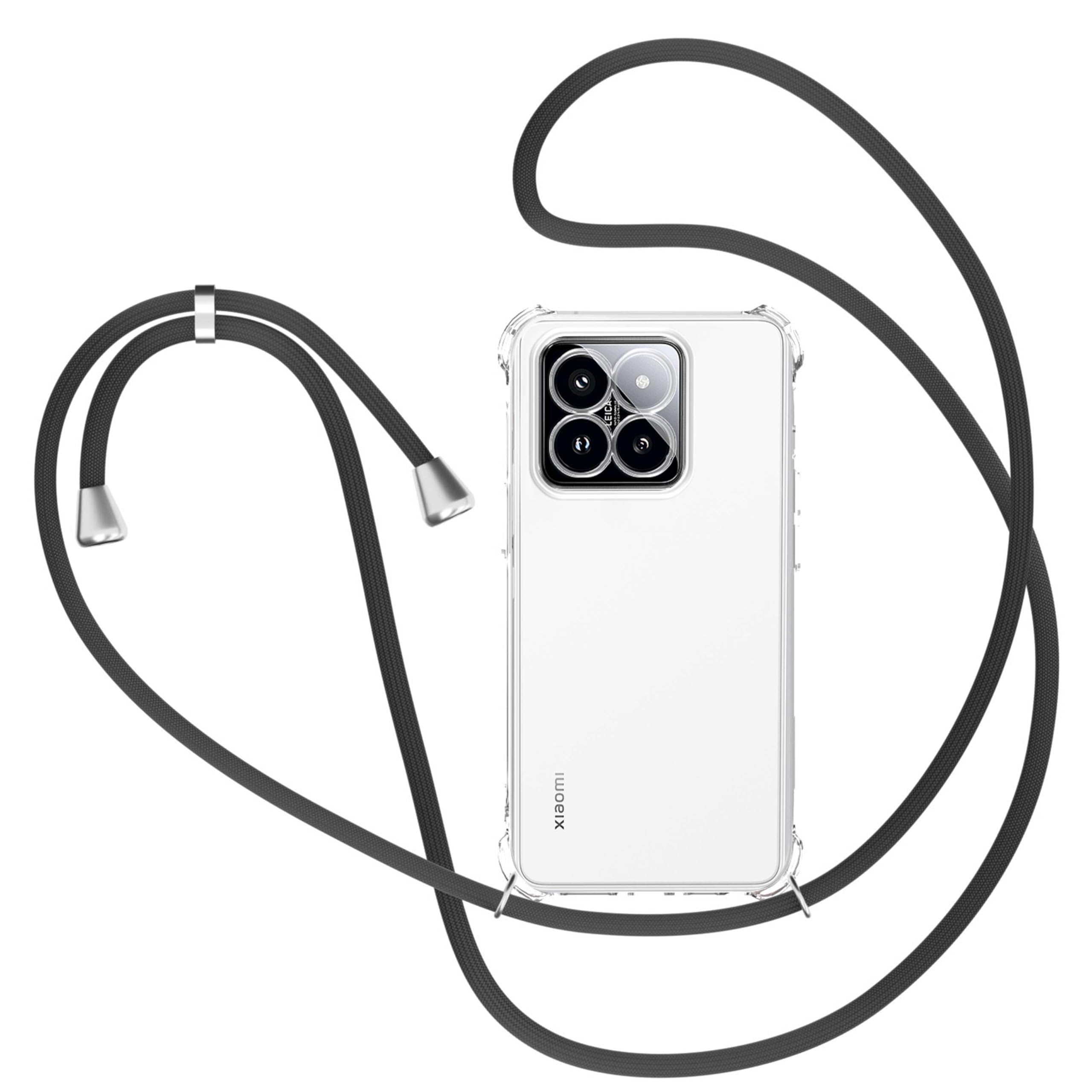 Coque Avec Cordon Glitter Pour Redmi Note 14 Pro 5G / Pro Plus - Housse Silicone Transparente Pailletée Avec Collier Réglable