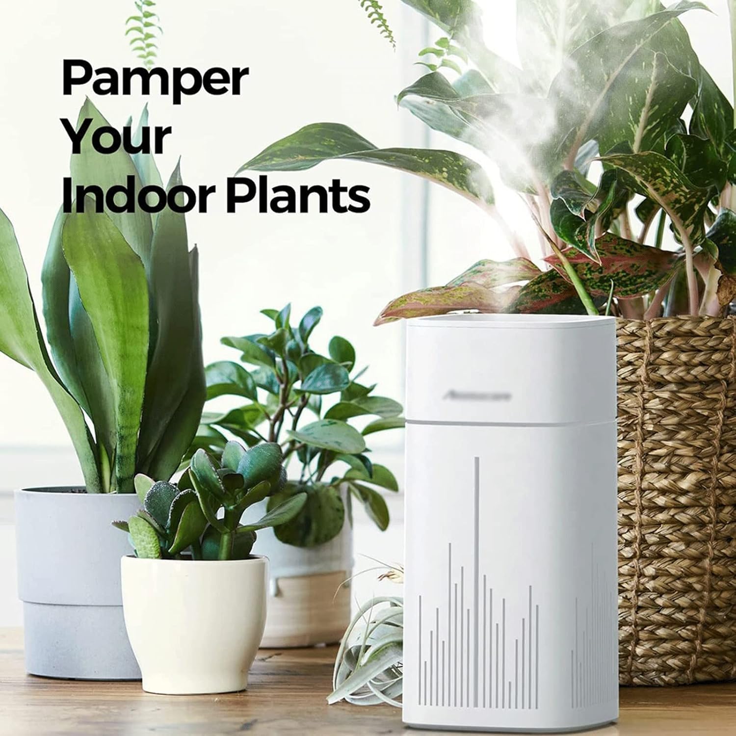 Portable Mini Humidifiers 1000ml Small USB Personal Desktop Humidifier For Bedroom Office Home Auto Shut-Off Super Quiet Mist Humidifier