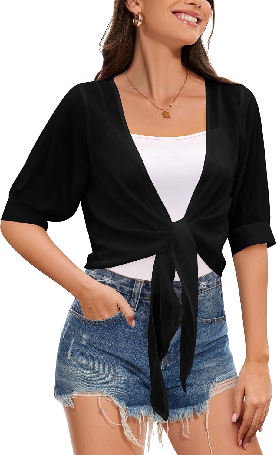 Shrugs for Women Black XXL
