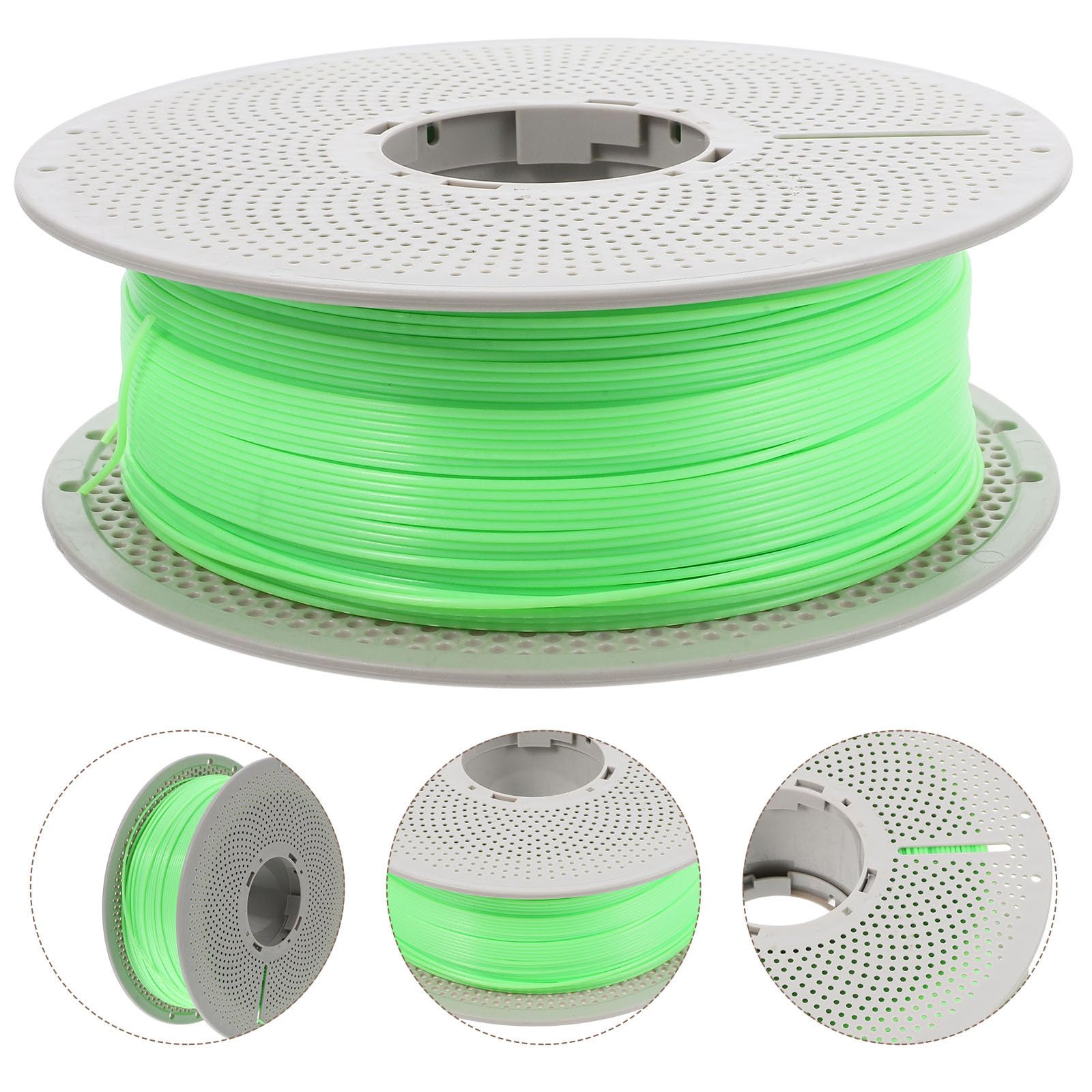 Filamento Pla Verde que Brilla Oscuridad para Impresora 3d, Material Abs Versátil para Proyectos Creativos de Impresión 3d Alta Precisión