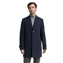 TOM TAILOR Uomo 1046987 32530-Blue Small Herringbone, XL, 32530 – A Spina di Pesce Blu, XL