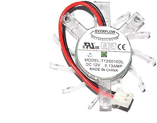 Generic T125010DL 12 V 0,13 A 2-przewodowy wentylator wideo