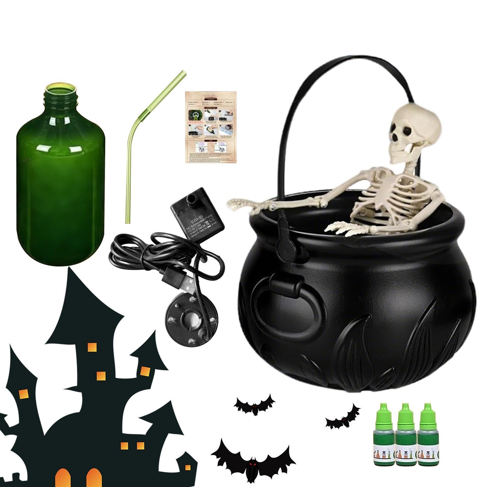 Calderone Di Halloween Decorativo Decorazione Luminosa Party Favors