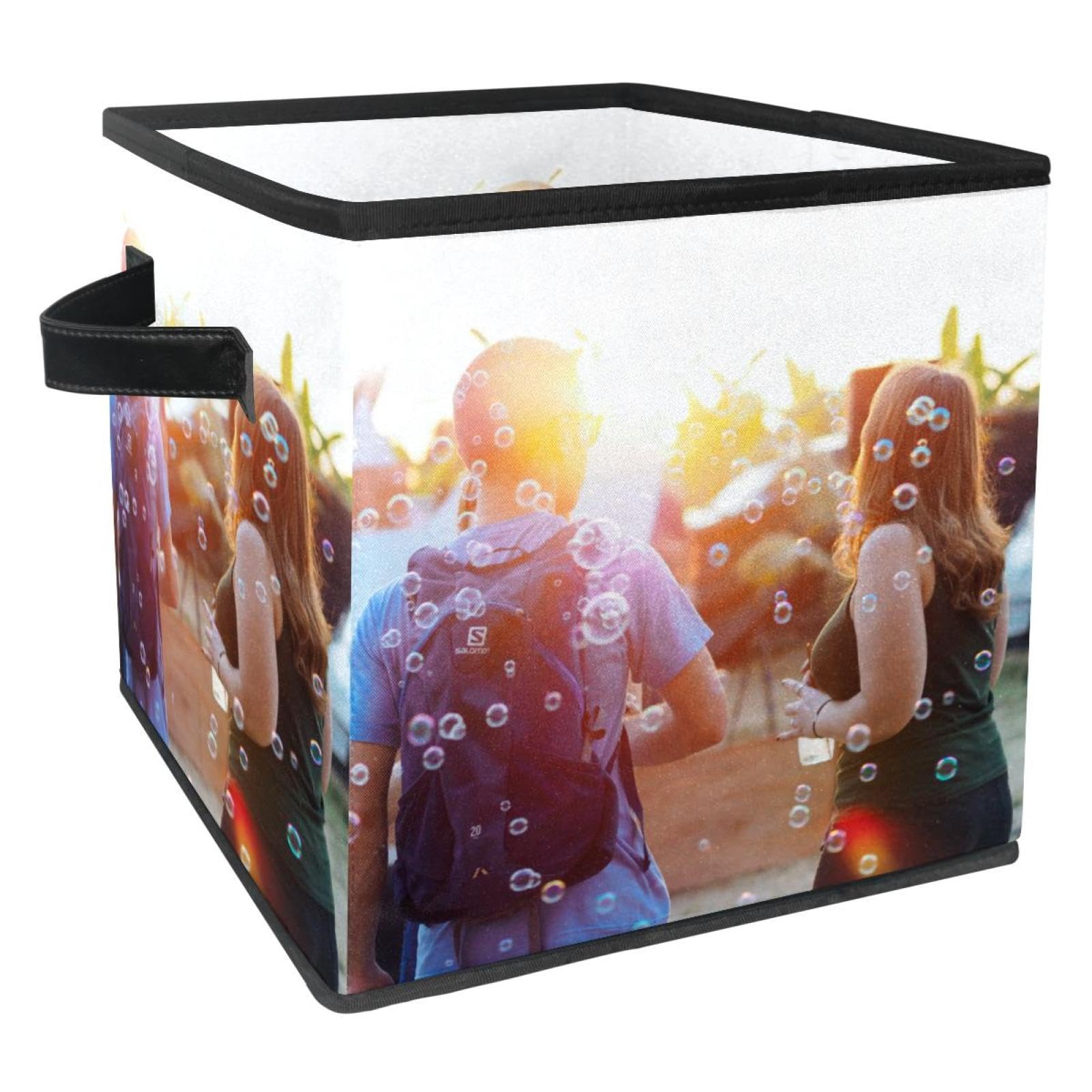 Boîte de rangement pliable pour chambre d'enfant et organisation de maison