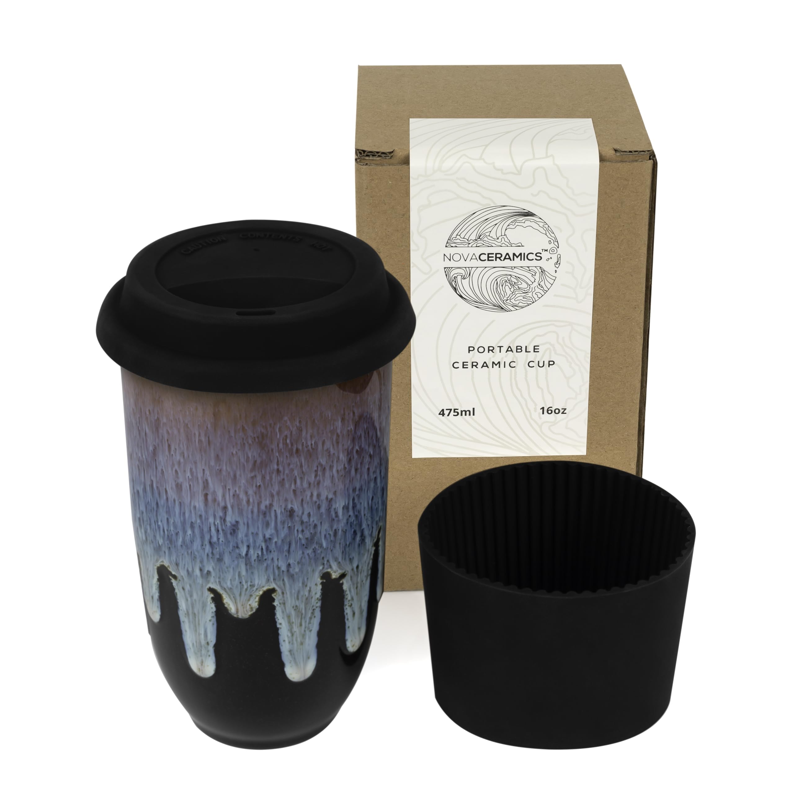 NOVA CERAMICS Coffee Tumbler 16oz
