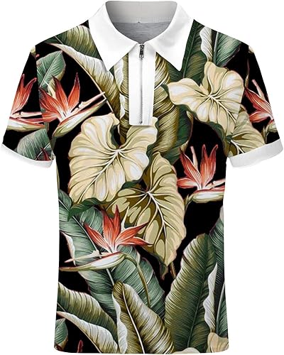 Miniatura 3 de YHAIOGS Polo para hombre manga corta secado rápido para deportes de golf al aire libre con bolsillo para hombre