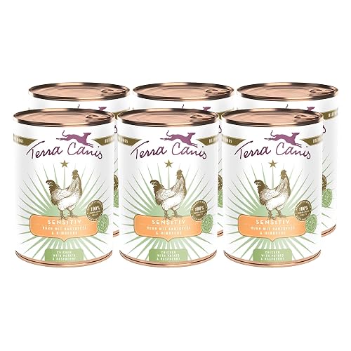 Terra Canis Pollo con Patata, Comida Sensitive para Perros, 6x400g