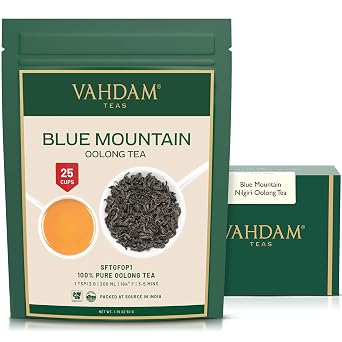 VAHDAM Imperial Oolong Tea Leaves From The Blue Mountains 25 Cups/1.76oz Loose Leaf | Brew Hot Or Iced Tea