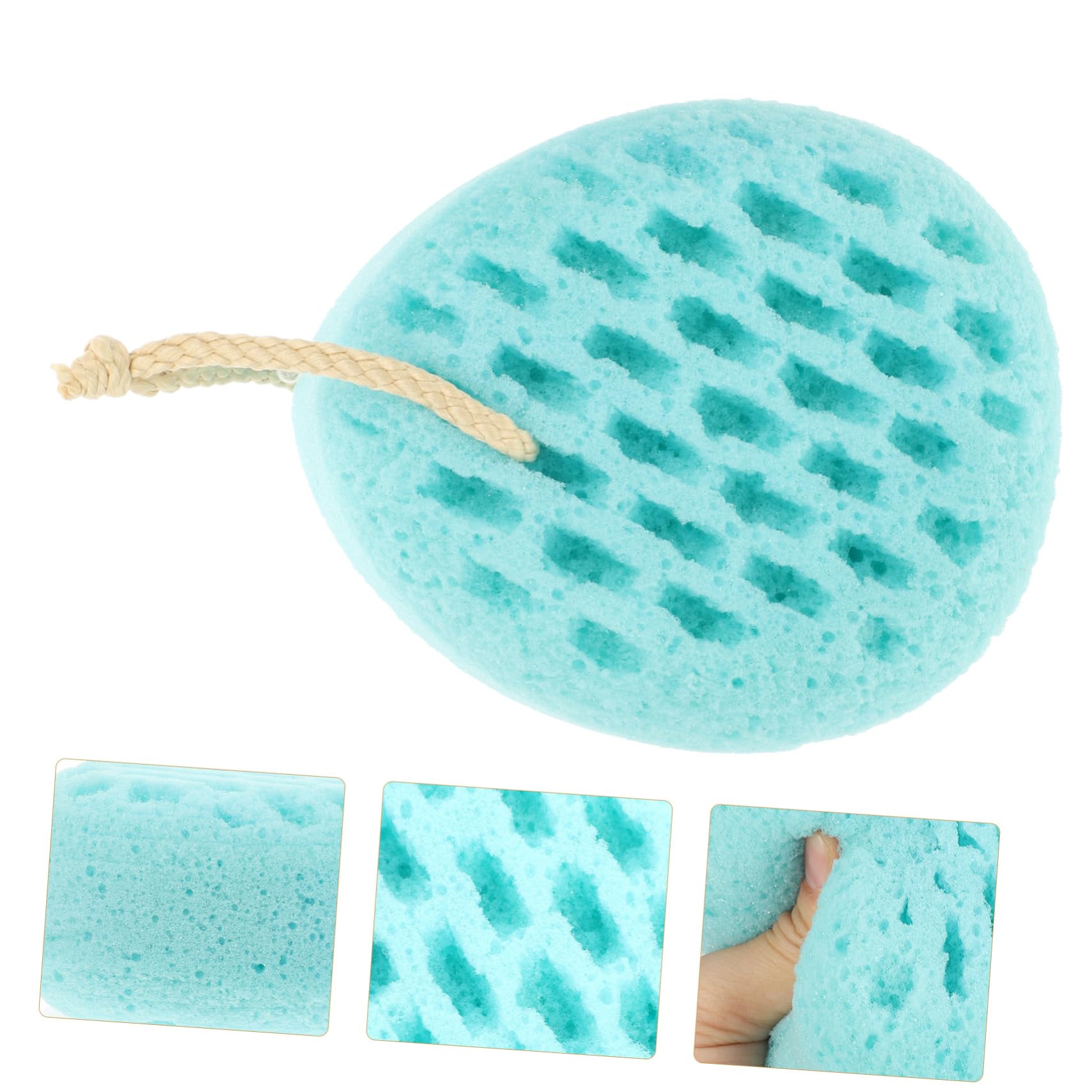 DOITOOL 4piezas Esponja De y Reutilizable Esponja Exfoliante Para Baño Para Limpieza Profunda y Rica Frutal