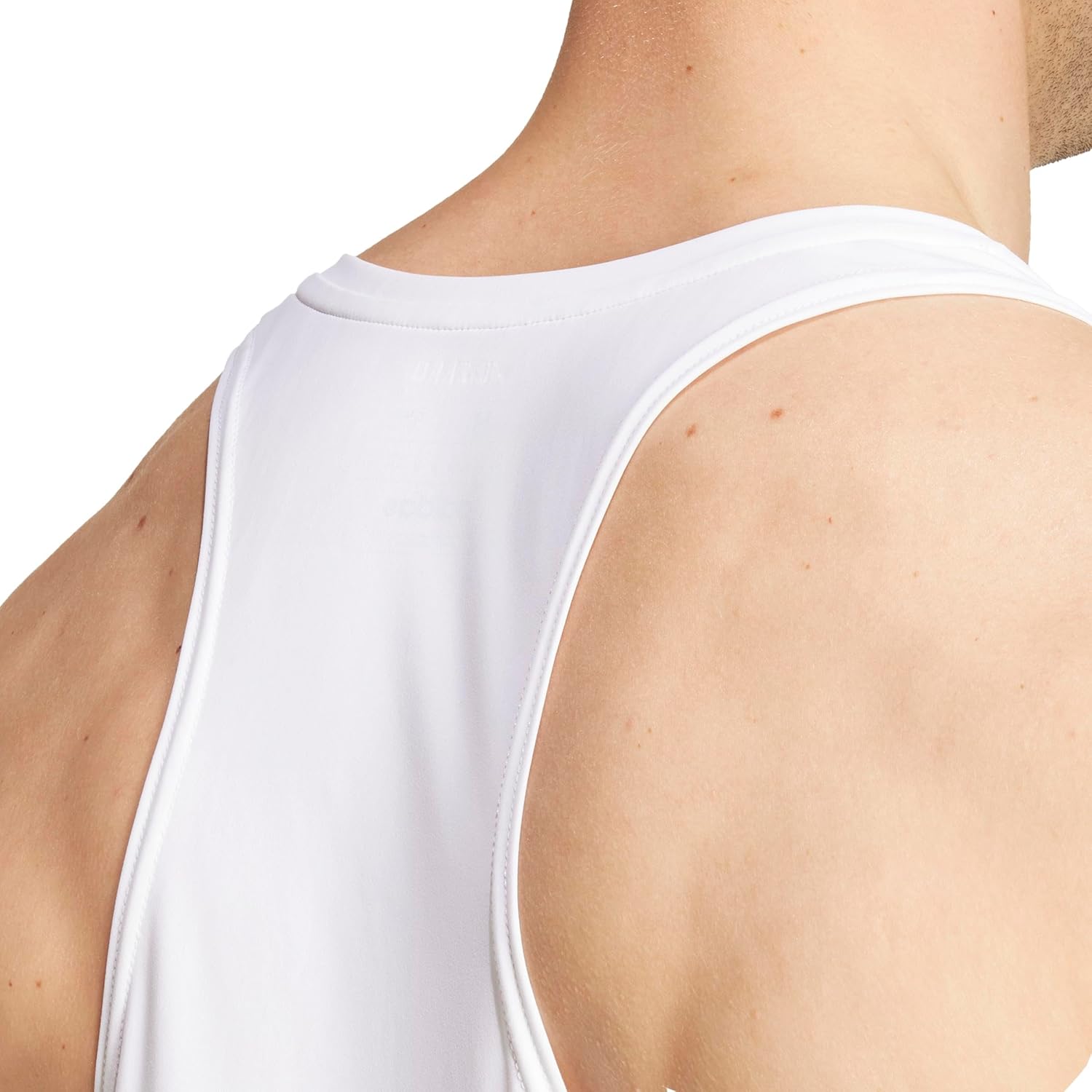 adidas Mens Adizero Essentials Running Singlet XL White