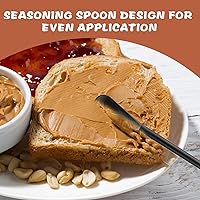 Vista 4 de Mini batidor multifuncional, 2 piezas, pequeño utensilio de batidor 2 en 1, mini cuchara de azúcar, globo de mezcla, juego de herramientas