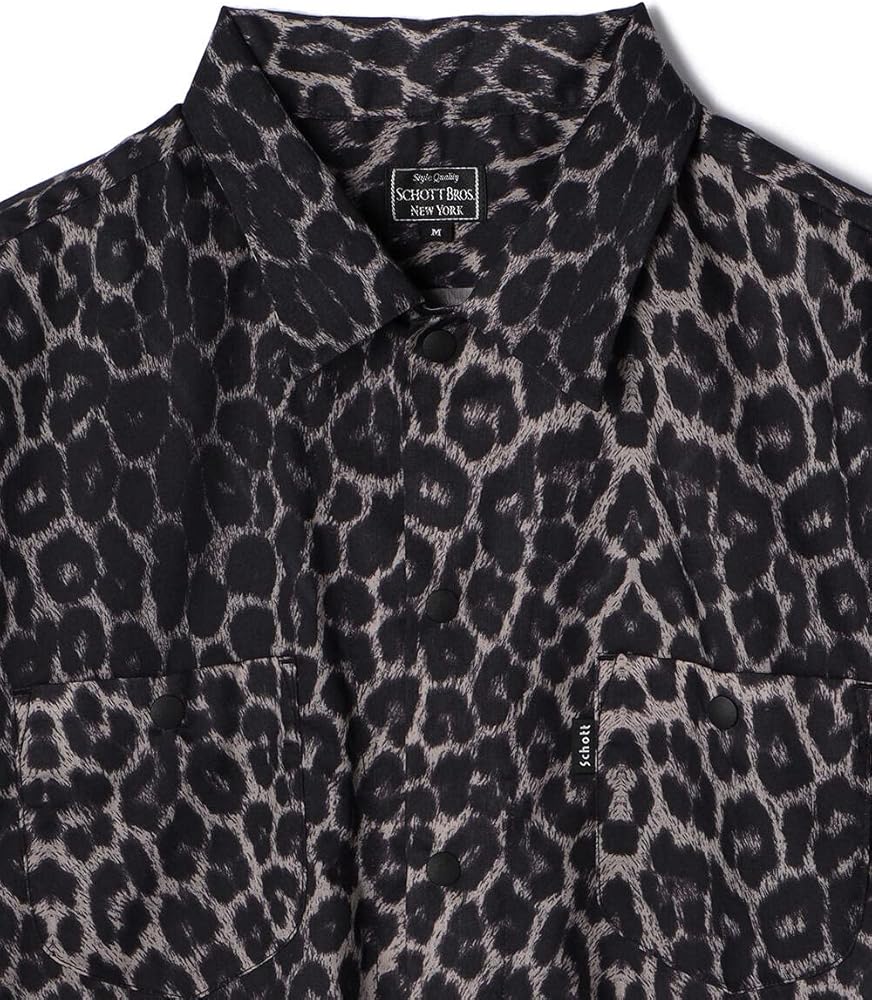 Amazon.co.jp: [ショット] SS SHIRT LEOPARD 半袖 レオパード シャツ