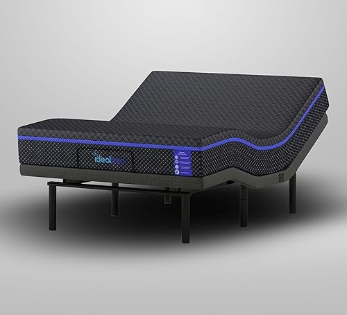 Miniatura 3 de iDealBed G4 Nova Colchón de espuma viscoelástica de lujo + sistema de sueño ajustable personalizado 5i, comodidad, refrigeración y apoyo,