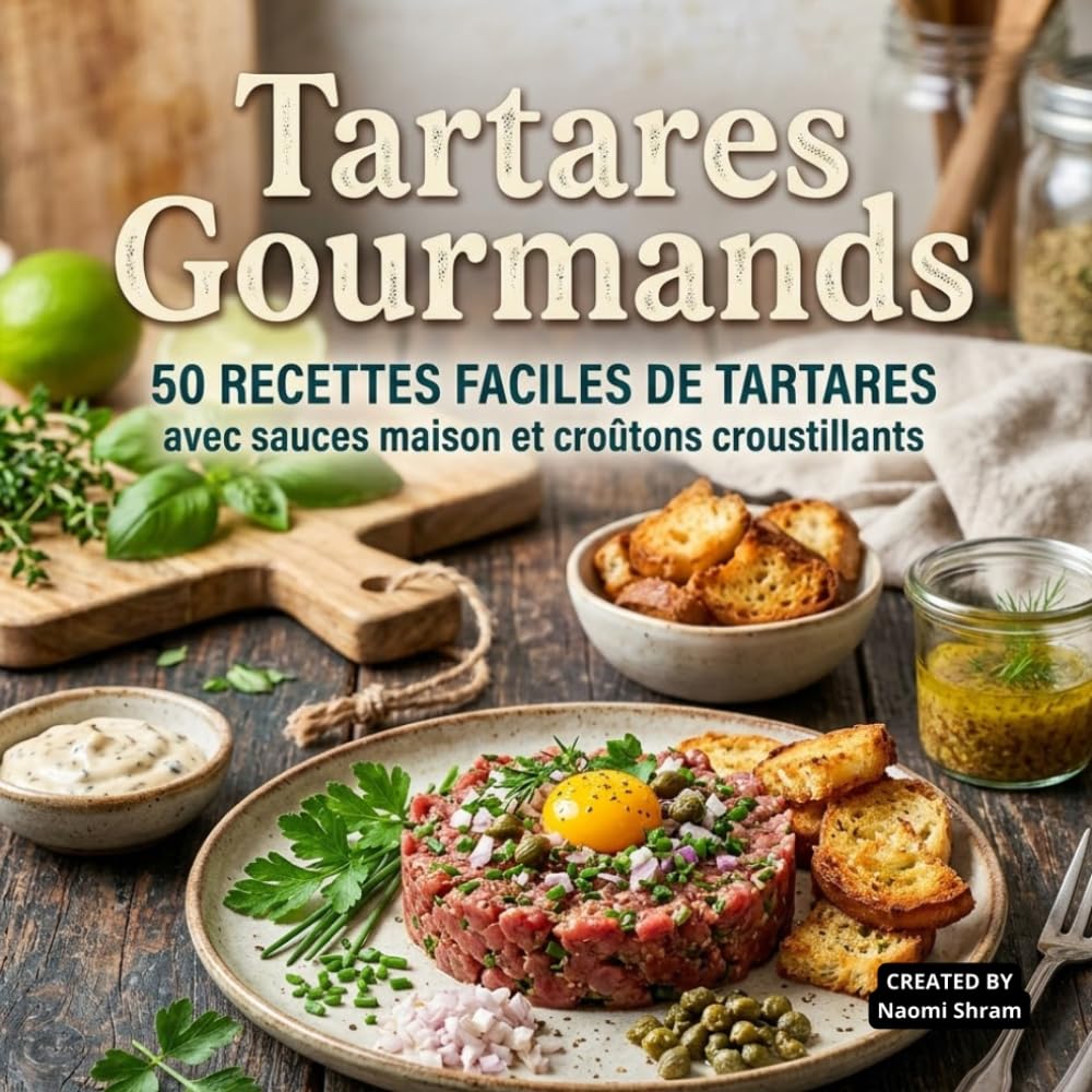 Tartares Gourmands: 50 recettes faciles de tartares avec sauces maison et croûtons croustillants