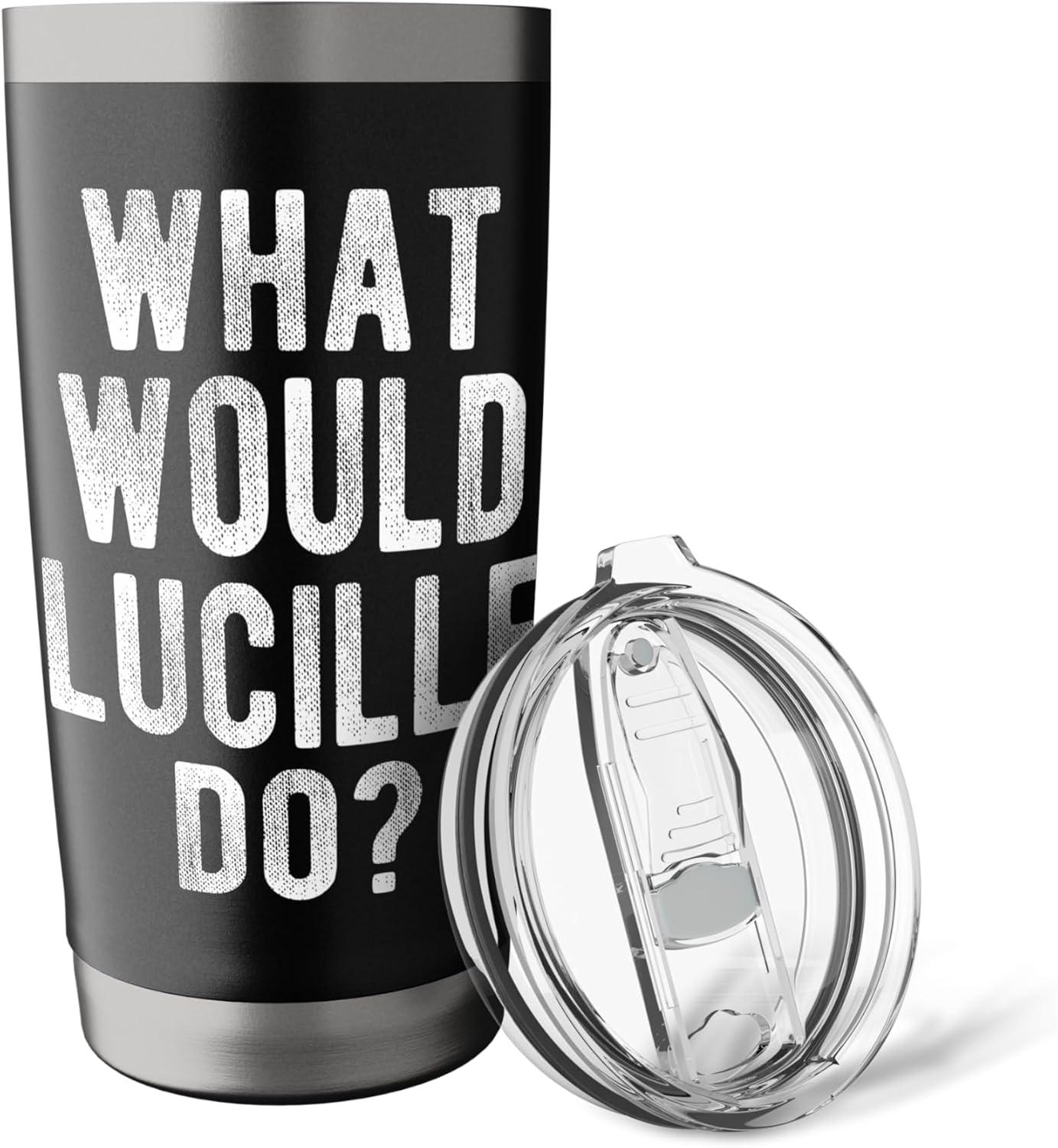 What Would Lucille Do Funny Quote Retro Lucille Name Stainless Steel Insulated Tumbler - Image 5