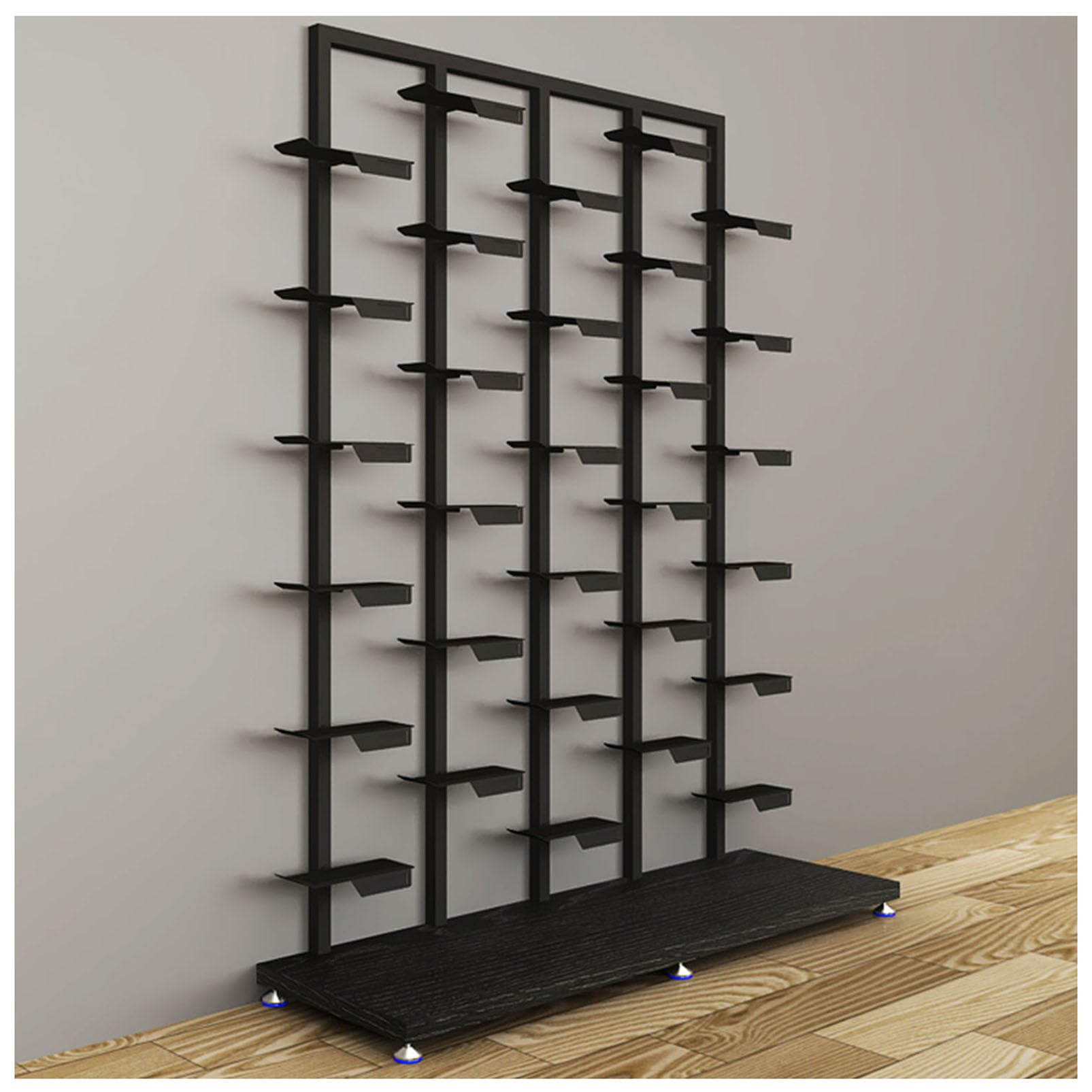 Commercial Retail Store Shoe Rack Display Rack, Modern Creative Metal Sneaker Shelf Boutique Shoe Rack, Vertical Shoe Rack for Closet, Shoe Organizer Stand for Shop Malls