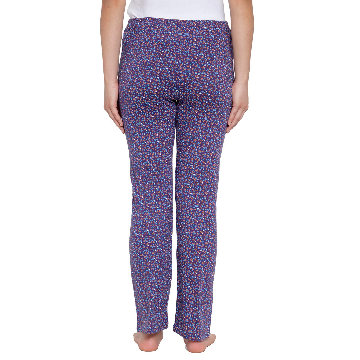 CUKOO Purple Floral Night Pyjama for Women 1