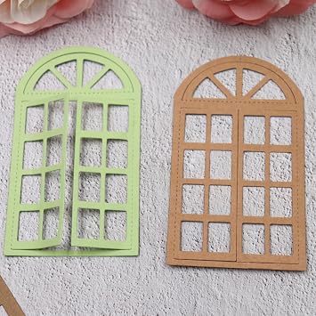 Window Die Cuts for Card Making Home Stamps Metal Cutting Dies for DIY Paper Scrapbooking Embossing Crafts