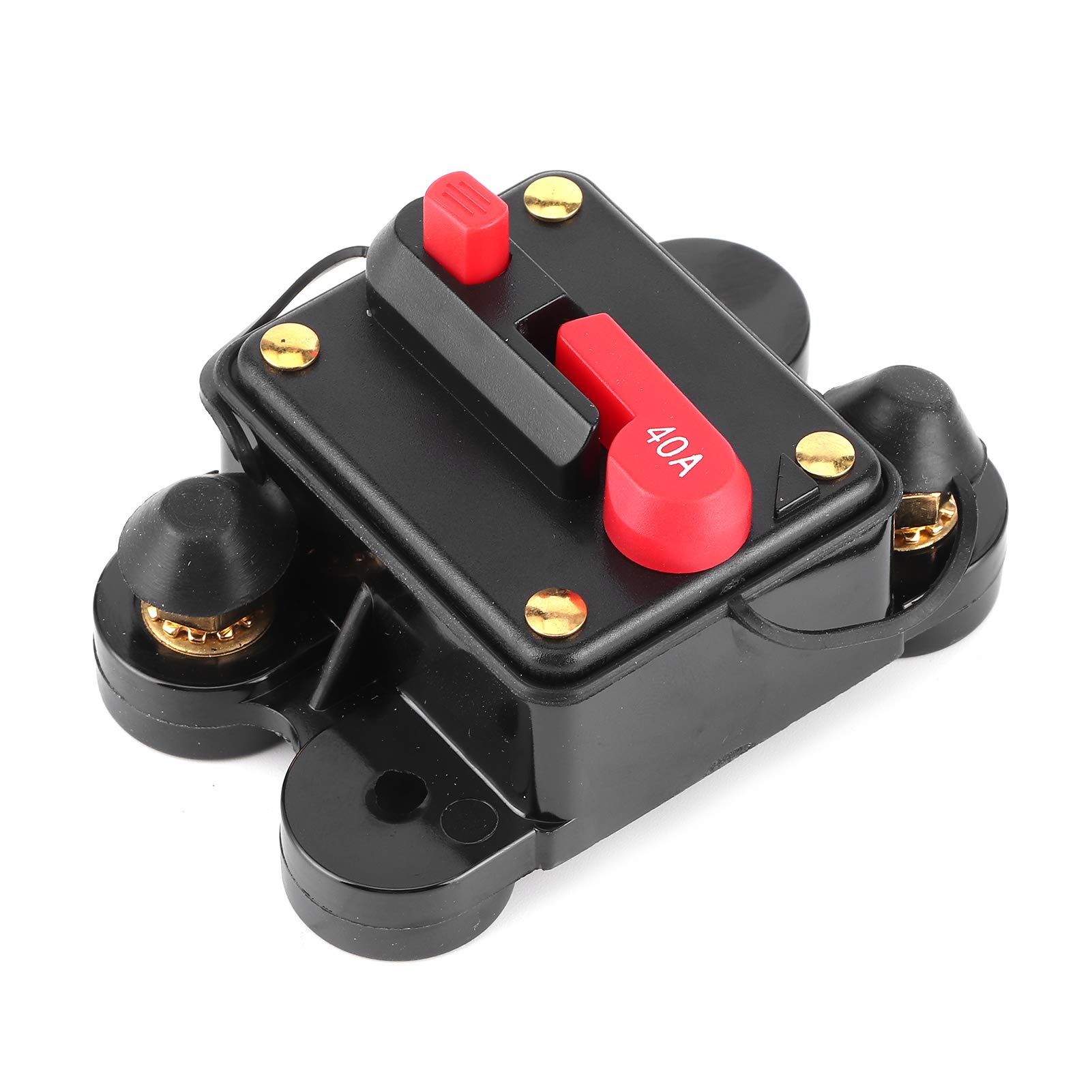 Przełącznik mocy, samochodowy system audio, automatyczny wyłącznik mocy 12 V-24 V DC, ochrona samochodu, łodzi, stereo (B(40A))