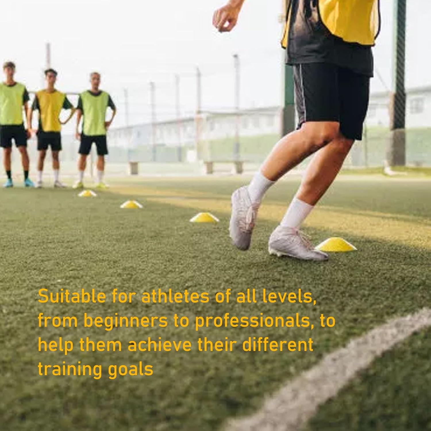 DAUERHAFT Speed Agility Training Kit with Agility Ladder Soccer Cones Carrying Bag for Soccer Training and Speed Training Equipment