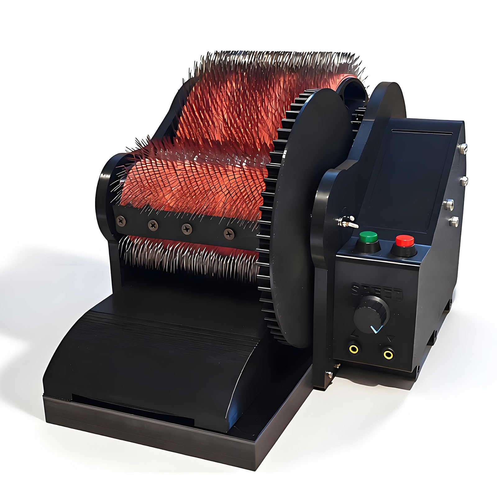 Ymnogjie Multicolor Wool Carding Machine,Electric Wool Felt Drum Carder,Adjustable Forward And Reverse Speed,Fast Color Mixing,Combing,Spinning For Carding Wool Fibers,Making Felt Projects,Diy Craft