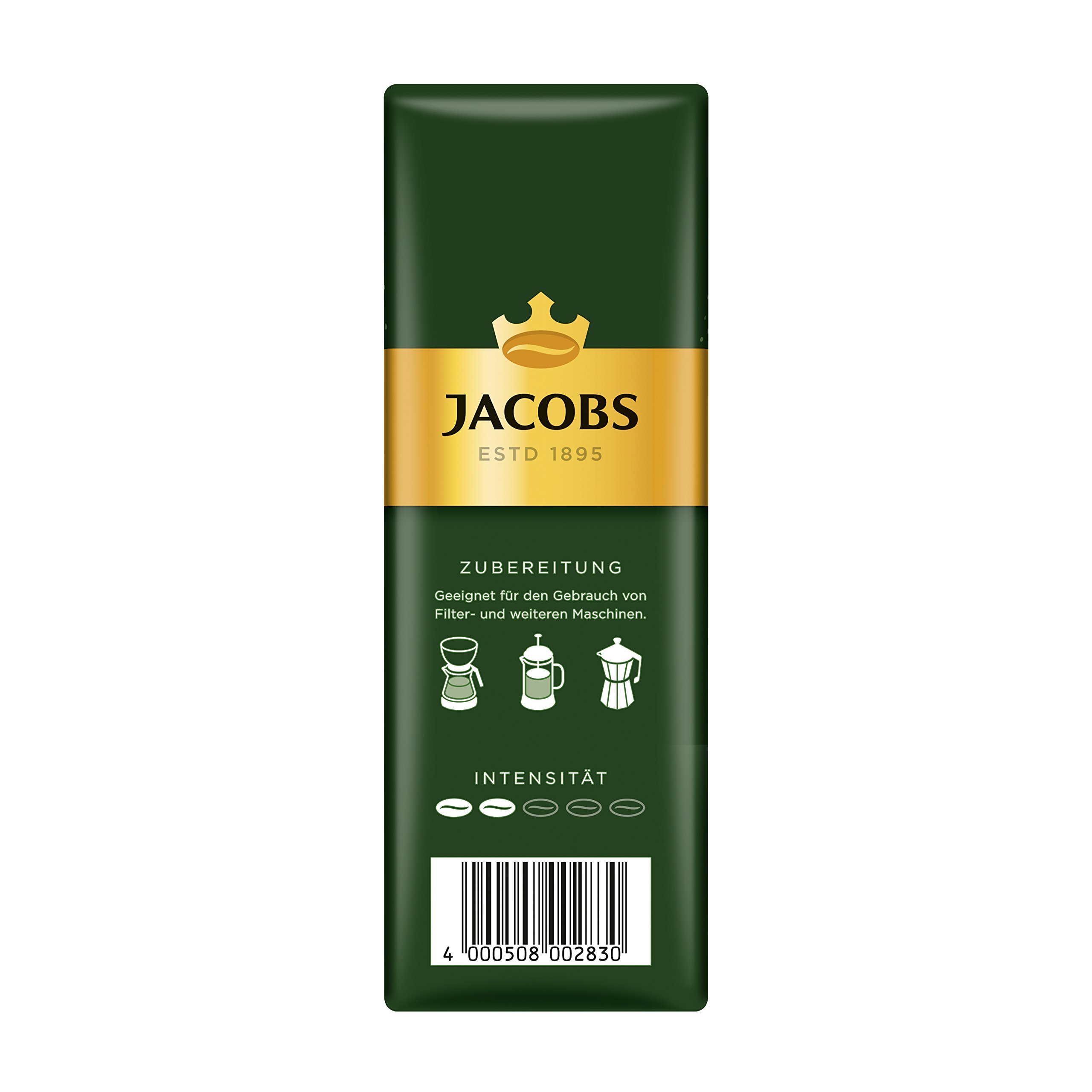 Jacobs Kawa przelewowa Krönung Mild, 12 sztuk (12 x 500 g) kawa mielona